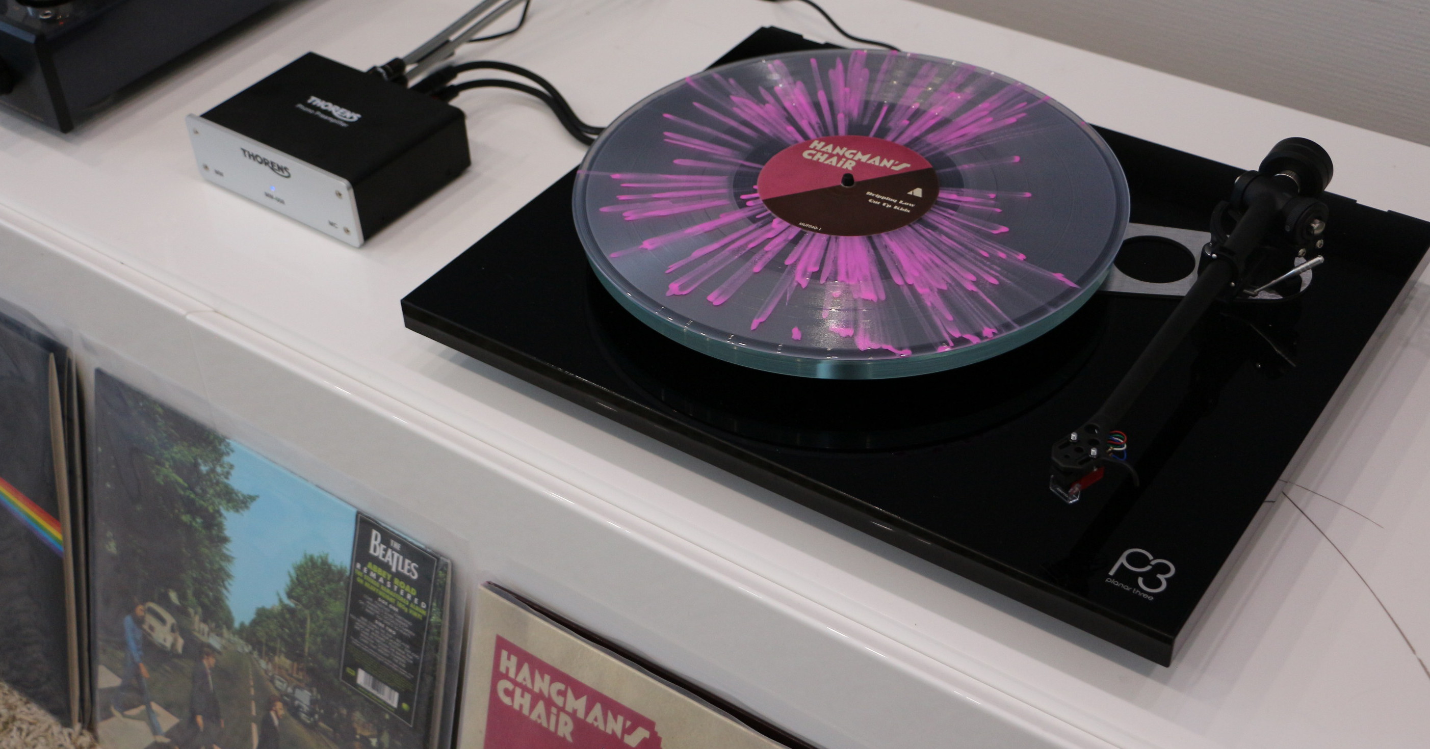 Rega Planar 3 turntable showing modern precision engineering and classic design principles