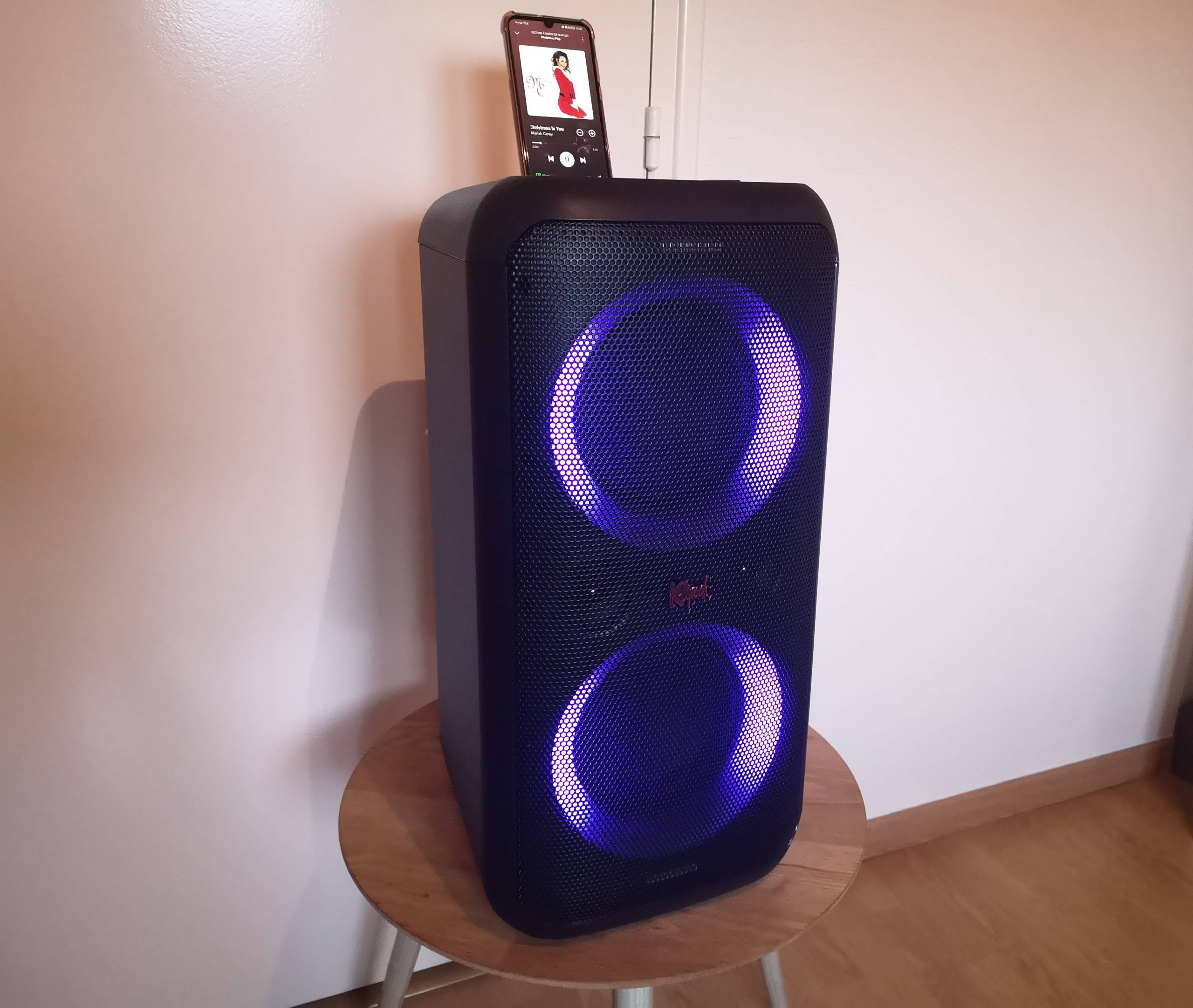 Cassa Portatile Con Luci LED Klipsch GIG XXL Altoparlante Bluetooth Da Festa Con Luci LED Ricaricabile - Ricondizionato Blink Indoor