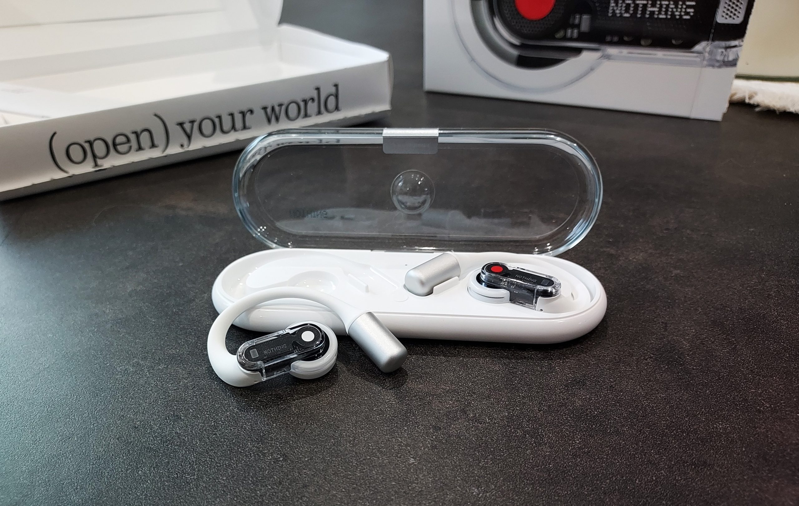 Écouteurs NOTHING EAR (Open) Blanc - Bluetooth - Intra-auriculaires - Neuf Sous Blister